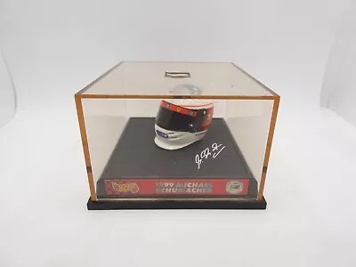 Helmet Michael Schumacher 1999 Ferrari Hotwheels 1/8 F1 Formula 1 Helmet Box • $37.44