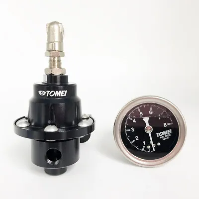 Adjustable Fuel Pressure Regulator W/ Gauge Type-S 185001 For Tomei • $23.40