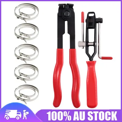 2Pcs CV Joint Clamp Banding Tool Ear Type Boot Clamp Pliers & 5 Set Of Clamps • $26.99