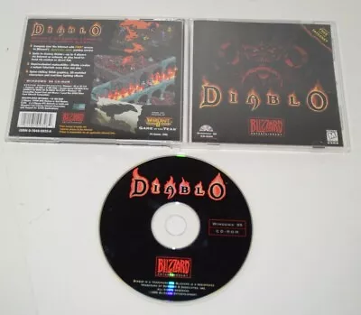 DIABLO Blizzard Entertainment PC CD-ROM Game W/ Jewel Case & Mini Manual • $8.46