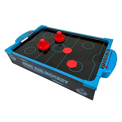 Zummy Retro Mini Arcade Desktop LED Air Hockey Game Toy • $21.99