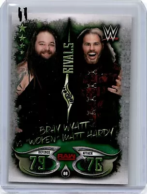 2018 Topps WWE Slam Attax Bray Wyatt Matt Hardy Tag • $1