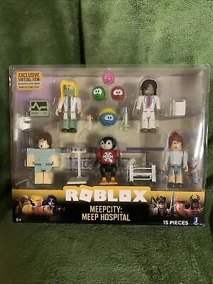 Roblox Celebrity Collection MeepCity: Meep Hospital 5 Figure 19 Pieces NEW Rare • $34.99