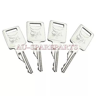 4 Pcs Ignition Key Fits Bobcat Case Skid Steer 184 1838 1840 1835B 1835C 1845B • $22