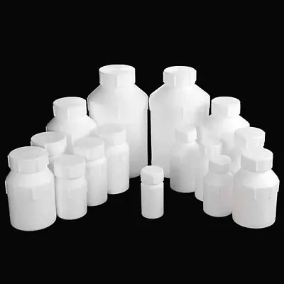 Lab Chemistry Glassware Teflon PTFE Laboratory Bottles 25-2000ml Reagent Bottles • $198.47