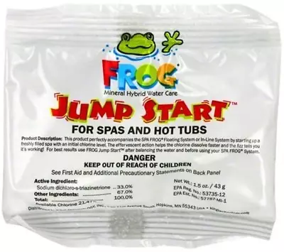 SPA Frog Jump Start 1.5Oz Shock Sodium Di-Chlor 01-14-6012 Hot Tub Water Change • $15.97