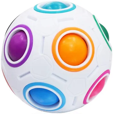 £5.99 • Buy Magic Rainbow Fidget Ball Toy Speed Cube Brain Teaser Stress Relief For All 