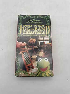 Jim Hensen EMMETT OTTERS JUG-BAND CHRISTMAS VHS *NEW/SEALED* Muppets Kermit Frog • $14.99