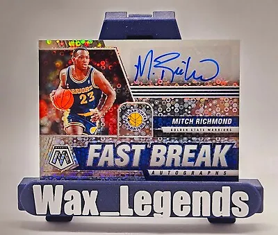 Mitch Richmond 2020-21 Panini Mosaic Basketball Fast Break Autographs #FB-MRI • $35