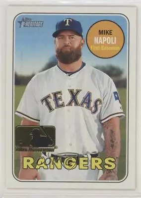 2018 Topps Heritage High Number SP 100th Anniversary /25 Mike Napoli #462 • $6.29