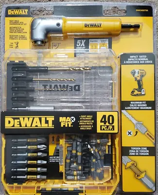 $34.99 • Buy DEWALT 40 Piece Drill Bit With Right Angle Adapter And Tough Case Set