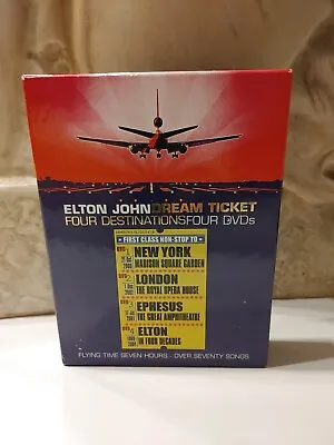 Elton John Dream Ticket - Four Destinations 4 Dvd Box Set • $12.80