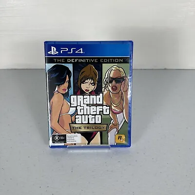 Grand Theft Auto The Trilogy GTA 3 Vice City San Andreas - Playstation 4  BN • $29.99
