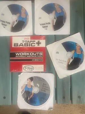 T-Tapp Workout CD Dvd Lot Basic Workout Plus 2 Workouts Plus ￼ • $75