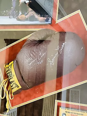 MUHAMMED ALI CASSIUS CLAY VS SONNY LISTON || Vintage Signed Boxing Glove • $9495