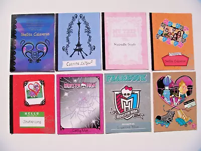 16 Monster High Diaries Includes Nefera De Nile / Clawd Wolf + Others Gift Sets • $50