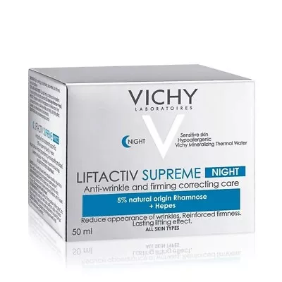 Vichy Liftactiv Supreme Anti-Wrinkle & Firming Correcting Care NIGHT 50ml *NEW* • $11