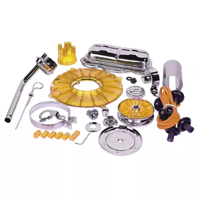 Empi 8655 Yellow Deluxe Engine Trim Kit - Volkswagen Bugs Ghia Early Vw Bus • $159.77