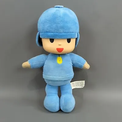 Pocoyo Plush Doll Boy Blue Soft Stuffed Toy Vinyl Head Figure Bandai 2006 Kids  • $19.30