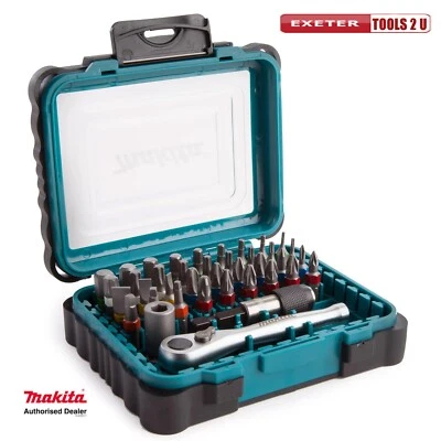 £21.99 • Buy Makita P-79158 39 Piece Ratchet Screwdriver Bit Set Colour Coded Pozi Phillips