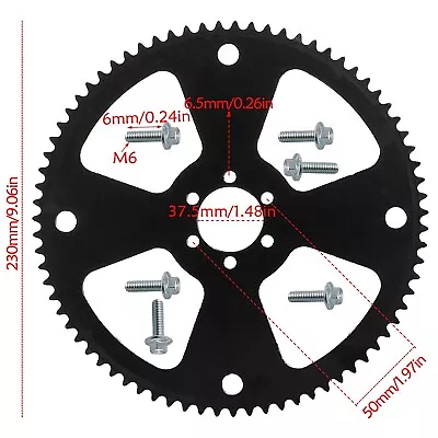 #35 Chain 75 Tooth Rear Sprocket For Coleman CT100U MBX10 MBX11 MM-B80 Go Kart • $25.99