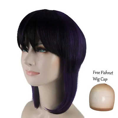Women's Short Straight Fringe Hair Wig Party Cosplay Ghost Motoko Kusanagi • $9.98