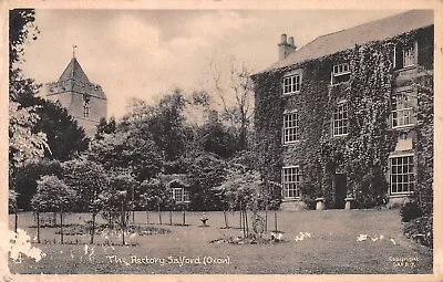 Salford Oxfordshire - The Rectory ~ An Old Postcard With Damage #223123 • £1.88