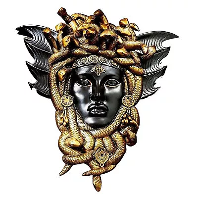 6  Medusa Head Of Snakes Gothic Wall Decor Plaque Statue Resin Wall Art • $32.35