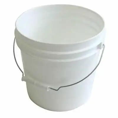 Argee 2 Gallon White Bucket 10-Pack • $56.30