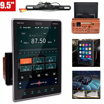 Double 2Din 9.5  Android 10.1 Car Stereo Radio GPS WiFi FM Touch Screen+Camera • $165.99