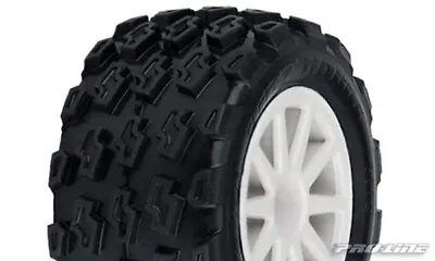 $42 • Buy Pro-Line Racing #1116-14 Dirt Hawg 1:18 M2 Mounted To White Wabash Wheels For 