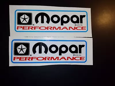 Mopar Performance Decal Is 5 W X 1.50 H Sold In Lots Of (2) At $8.45 Ships Free • $8.45