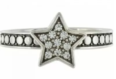 Brighton Clear Swarovski Crystals Dallas STAR STRUCK Ring Size 9 NWT • $37.95