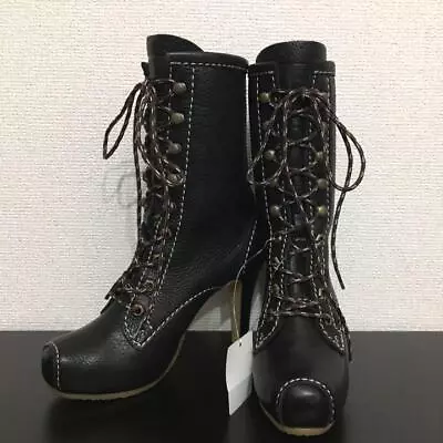 Vivienne Westwood Leather Lace Up Boots Size 36 Black Authentic Women New Unused • $675.65