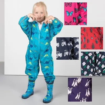 Rydale Kids Puddle Suit Children's Splash Suit Waterproof Rainwear 6 Colours • £28.99