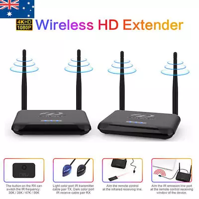 Wireless HDMI Transmitter & Receiver 4K@30Hz HD Wireless HDMI Extender For Games • $139.99