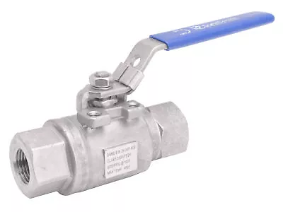 1/2  NPT Stainless Steel Seal-Welded Full Port Ball Valve 6000PSI • $111.06