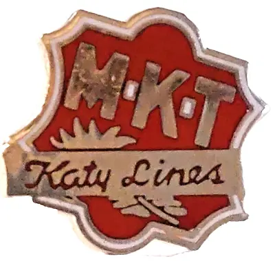 MKT Missouri Kansas Texas Railway Katy Lines Lapel Pin • $6.95