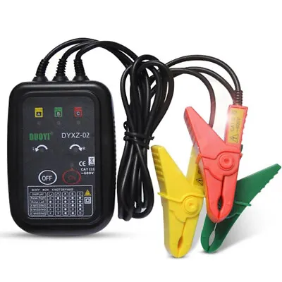 Non-Contact 3 Phase Sequence Rotation Tester LED Indicator Detector Meter Tester • $35.99