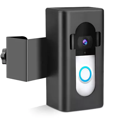Anti-Theft Video Doorbell Mount No-Drill Ring Doorbell Cameras Holder Attachment • $31.91