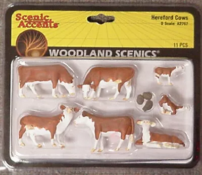 O Scale HEREFORD COWS Woodland Scenics People 2767 • $22.99