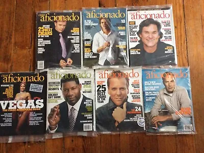 $29.99 • Buy SEALED Lot Of 7 Cigar Aficionado Magazines 2006,2007,2008 New Sealed See Photos