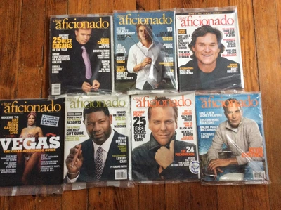 $29.99 • Buy SEALED Lot Of 7 Cigar Aficionado Magazines 2006,2007,2008 New Sealed See Photos