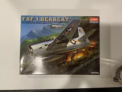 2000 Academy 2186 F8F-1 Bearcat US Fighter Aircraft 1/48 Scale Model Kit New NOB • $31.20