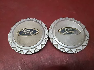 1992-1997 Ford Crown Victoria Center Cap Silver F2AC-1A096-BB F385 #0028 PAIR • $22.99