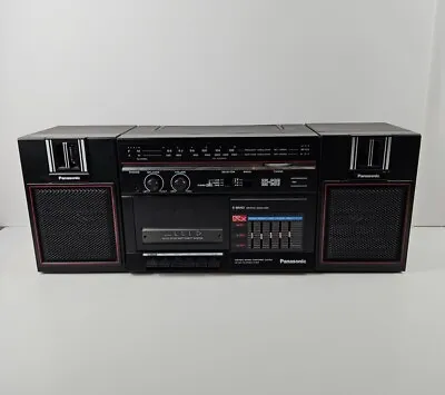 Vintage Panasonic Boombox RX-C36 AM/FM Radio Cassette Player Ghettoblaster • $40