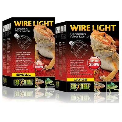 £34.95 • Buy Exo Terra Wire Clamp Lamp Holder Reptile Porcelain 150W / 250W Guard Fit Or Bulb