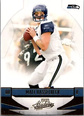 2008 Matt Hasselbeck Playoff Absolute#127 Seattle Seahawks Retail 08-PA-FBC#4 • $1.95