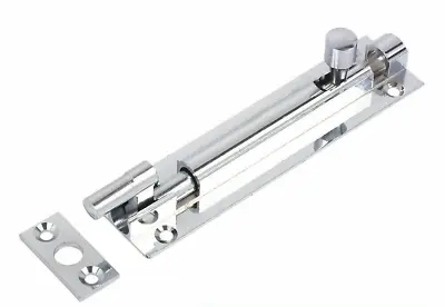 Cranked Bolt Chrome Necked Sliding Barrel Offset Bathroom Toilet Door Lock 75 Mm • £4.79