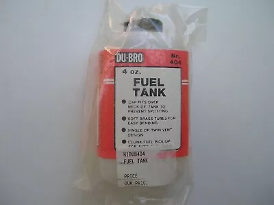 New Du-Bro 4oz RC Model Airplane Fuel Tank No. 404 Du Bro Gas Bottle • $12.99